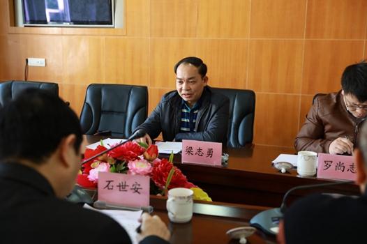 自治区检察院监所处梁志勇副处长到我市调研指导工作